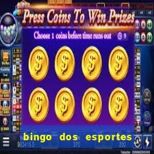 bingo dos esportes para imprimir